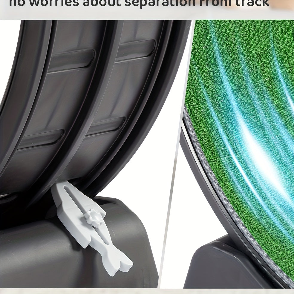 Cat Treadmill M Size 31.5*13.39*33.46inch Patchwork Cat Toys with Simulation Lawn Mat