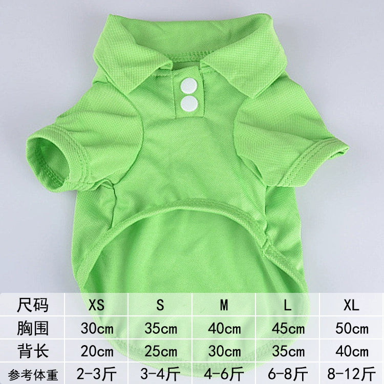 Pet Dog Cat Clothes Spring and Summer Thin Business Suit Jarre Aero Bull Puppy Teddy Small Size Dogs Wedding Dress