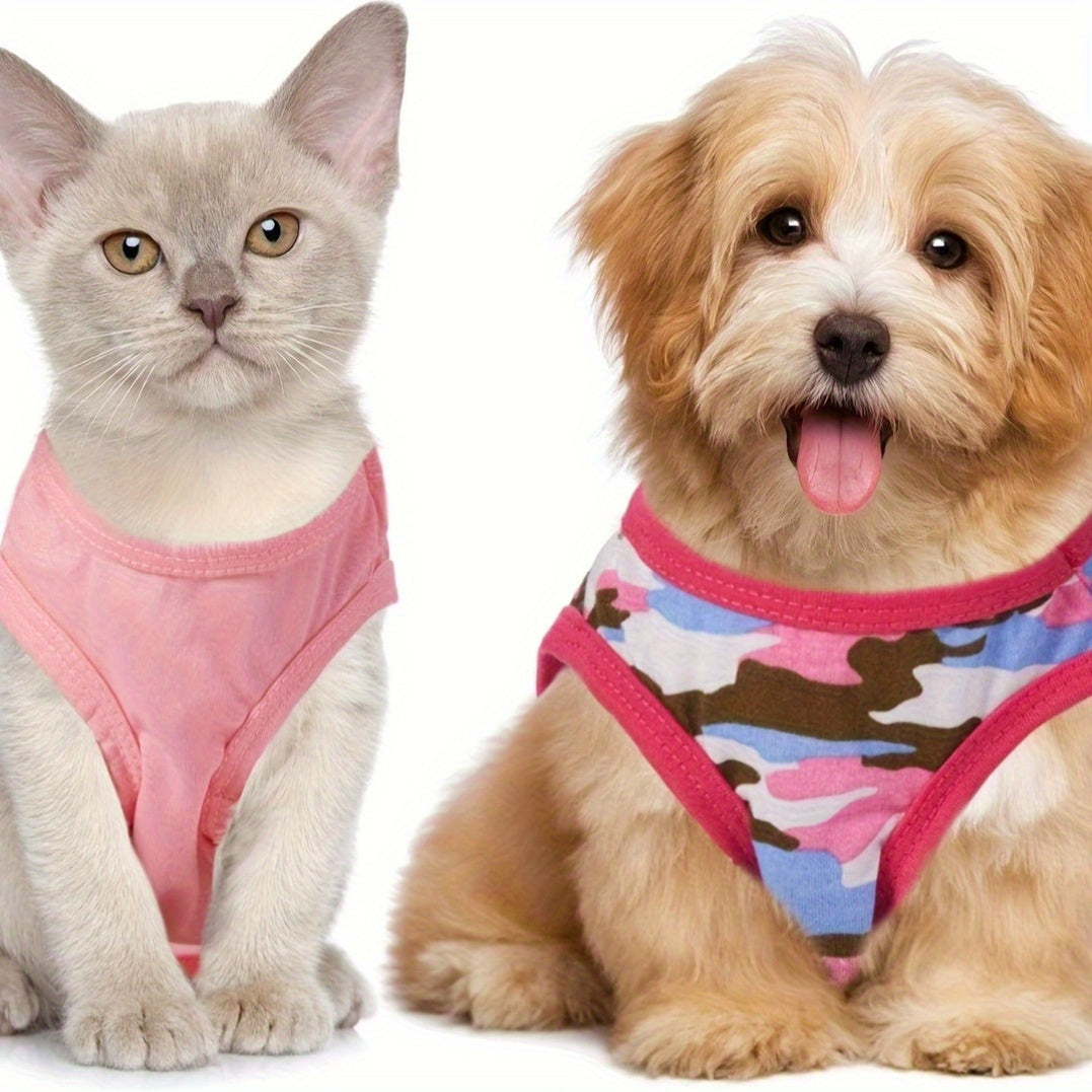 9pcs Printed Pet Shirts Cute Dog T Shirts Summer Puppy T Shirt Soft Breathable Pet Sweatshirt For Small Medium Dogs Puppy Cats(Watermelon Pattern, S)