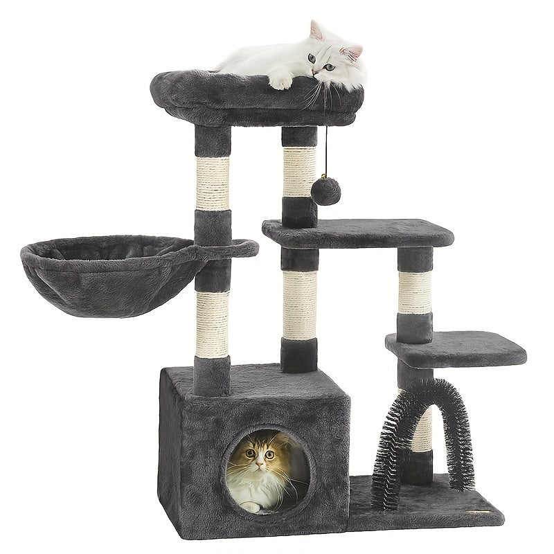 Cat Tree Tower Large Cats Condo Cozy Bed Scratching Posts Cat Toys for Cats Climbing Tall Pet Cat Products Accessories
