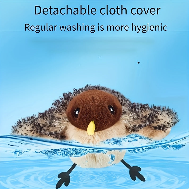 Interactive Flying Bird Cat Toy Flapping Wings Chirping, Cat Toys, Cat Toys For Indoor Cats, Fidget Toys, Interactive Cat Toy, Kitten Toys, Pet Toys, Bird Plush, Chirping Birds, Without Battery