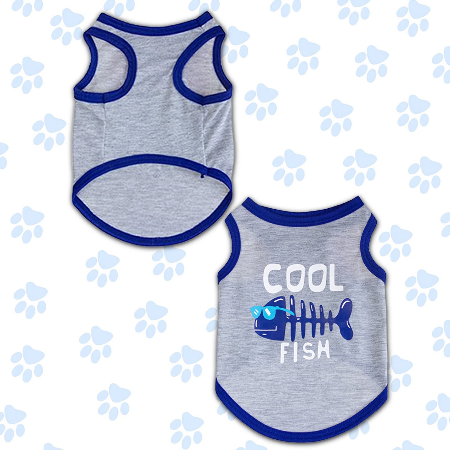 3pcs Breathable Pet Shirts for Boys - Soft & Stretchy Dog T-Shirts with Fun Print, Perfect for Small to Medium Breeds - All Seasons Comfort