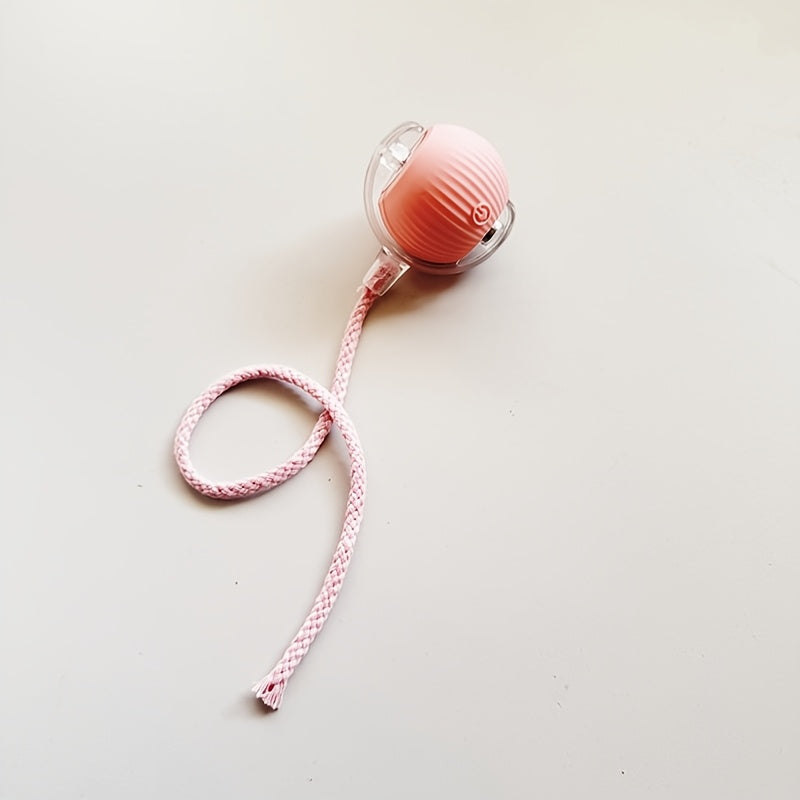 [Rechargeable Interactive Cat Toy Ball] USB Rechargeable Cat Toy Ball - Durable, Interactive Teaser for Cats & Dogs, Relieves Boredom with Smart Electric Play, Automatic Cat Toys