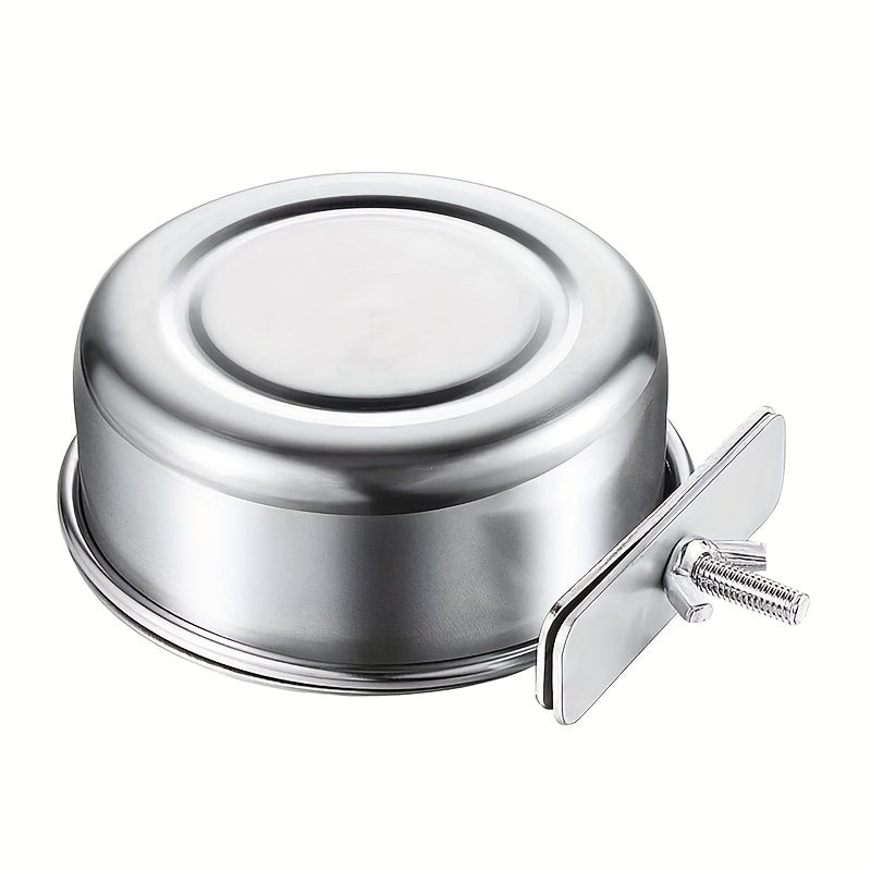 2pcs Bird Bowls, Bird Parrot Feeder Water Cage Bowl With Two Clips Bracket, Pet Feeder Water Bowl, Bird Cage Feeder, Sturdy Bird Food Bowl