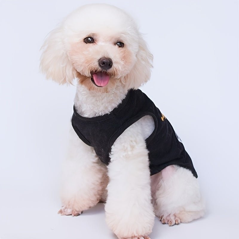 3pcs Dog Clothes Set, Puppy Vest, Boys Pet Breathable Shirt, Summer Pet T-Shirt Printed Pet Sweatshirt Clothing Puppy Clothing - One Stop Shop 4 Pets