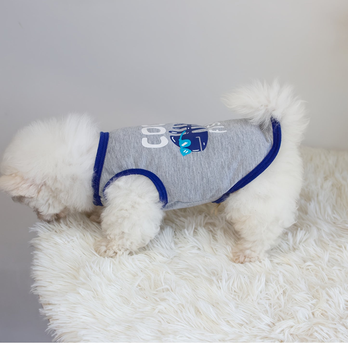 3pcs Breathable Pet Shirts for Boys - Soft & Stretchy Dog T-Shirts with Fun Print, Perfect for Small to Medium Breeds - All Seasons Comfort