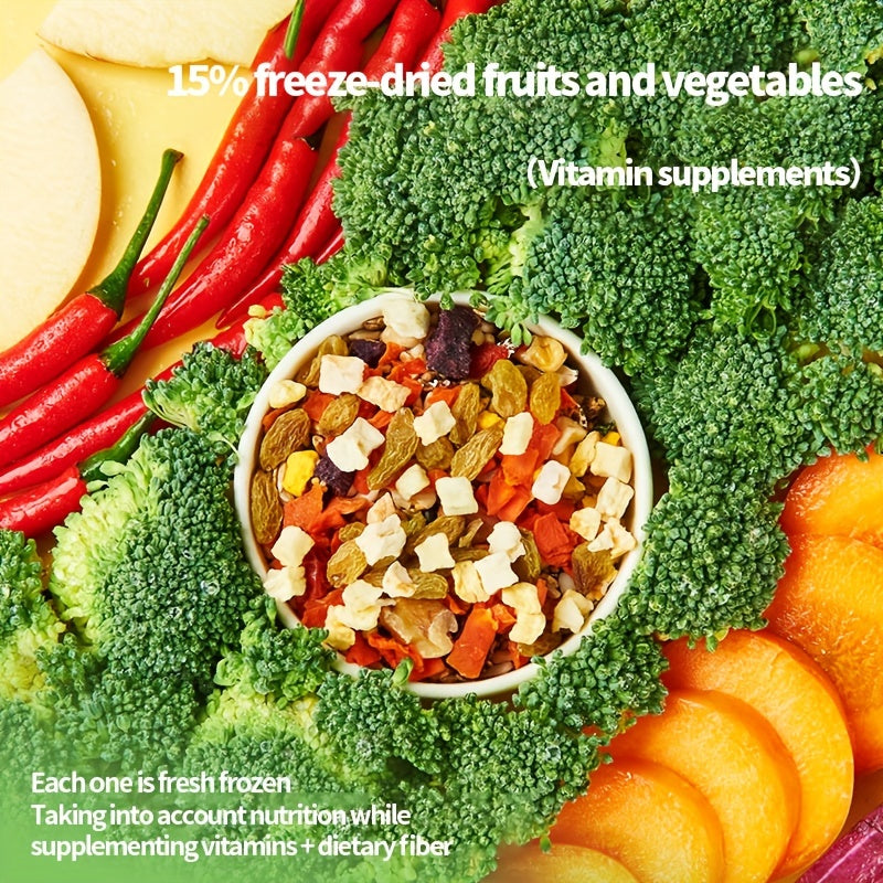 Shell-free feed nuts bird food nourishing pills Little Sun special food five-grain parrot mixed food, containing cashews, pumpkin seeds, almonds, sunflower seeds, walnuts and other high-quality nuts