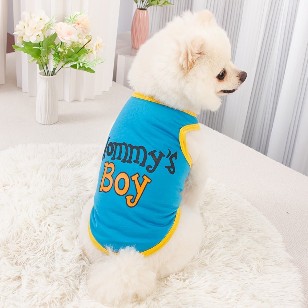 3pcs Dog Clothes Set, Puppy Vest, Boys Pet Breathable Shirt, Summer Pet T-Shirt Printed Pet Sweatshirt Clothing Puppy Clothing - One Stop Shop 4 Pets