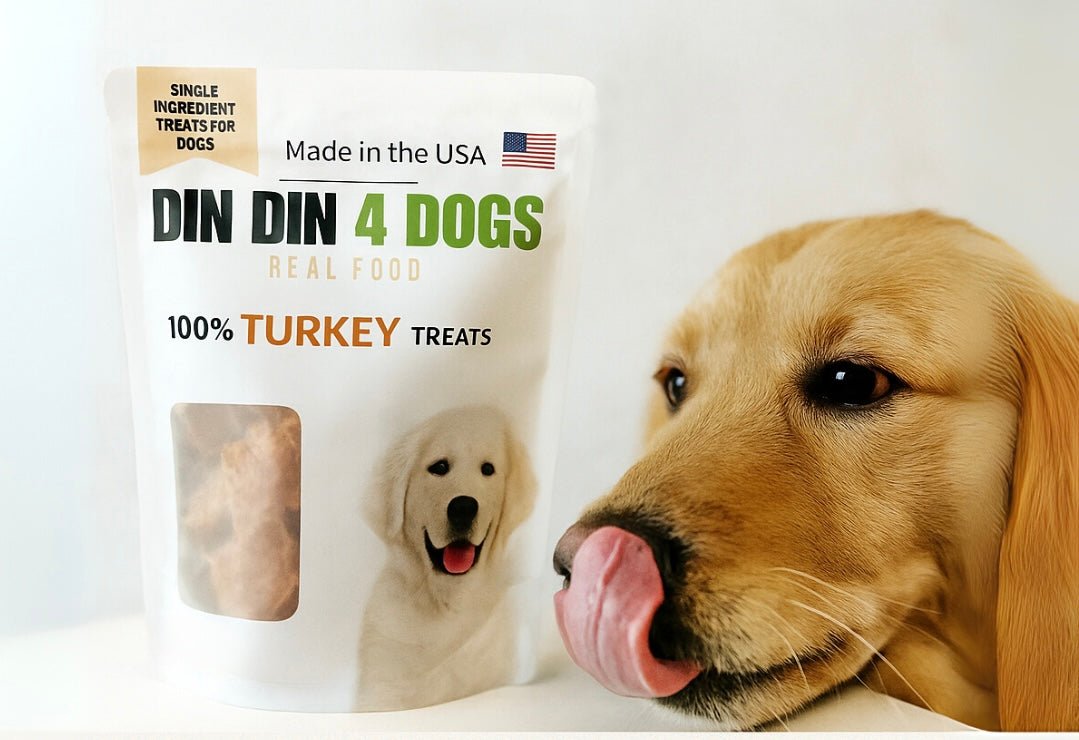 100% Turkey Dog Treats, 5 Ounce Bag, Single Ingredient, High Protein - One Stop Shop 4 Pets