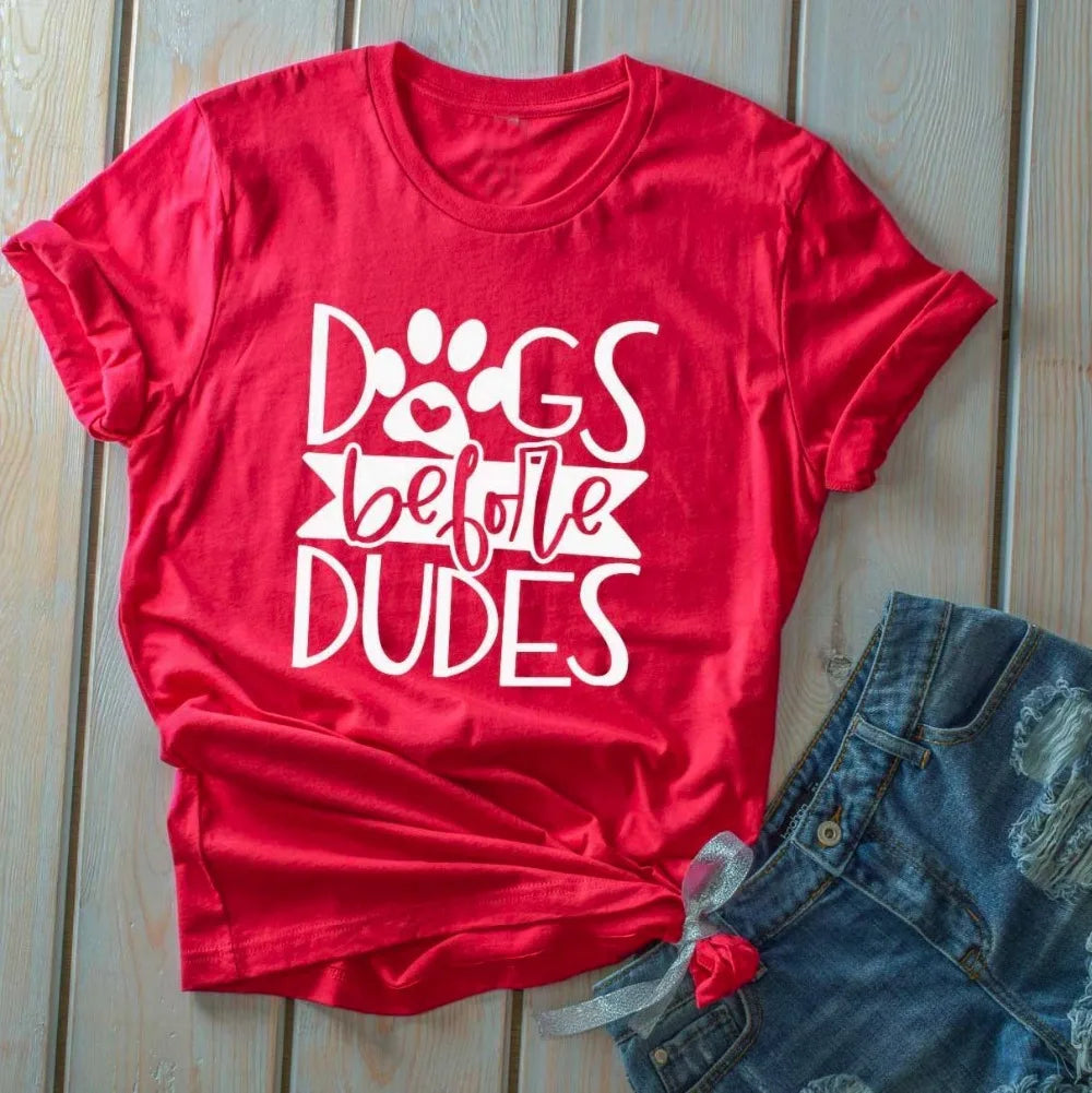 Sugarbaby Dog's Before Dudes T Shirt Funny Dog Lovers t shirts Gifts Ideas For Dog Lover Unisex Fashion Tumblr t shirt dropship