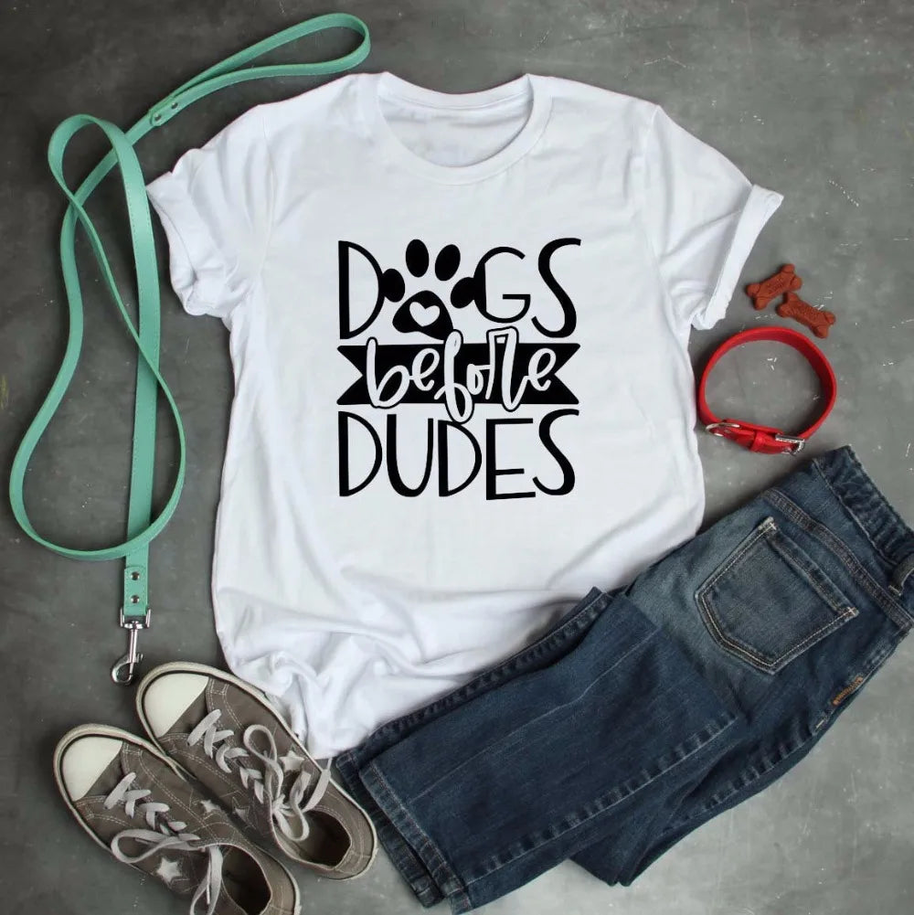 Sugarbaby Dog's Before Dudes T Shirt Funny Dog Lovers t shirts Gifts Ideas For Dog Lover Unisex Fashion Tumblr t shirt dropship