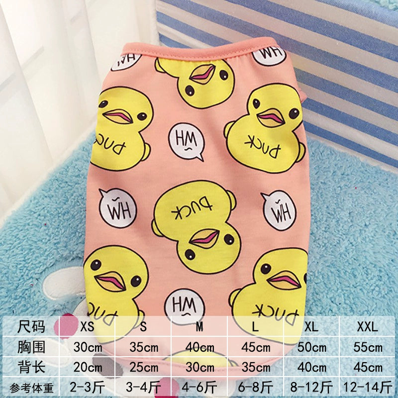 Pet Dog Cat Clothes Spring and Summer Thin Business Suit Jarre Aero Bull Puppy Teddy Small Size Dogs Wedding Dress