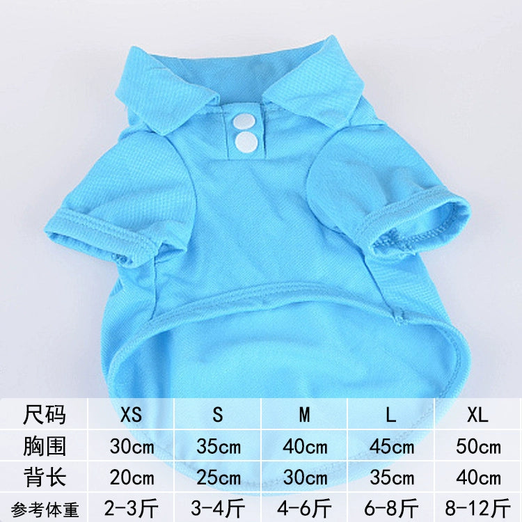 Pet Dog Cat Clothes Spring and Summer Thin Business Suit Jarre Aero Bull Puppy Teddy Small Size Dogs Wedding Dress