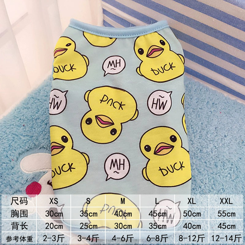 Pet Dog Cat Clothes Spring and Summer Thin Business Suit Jarre Aero Bull Puppy Teddy Small Size Dogs Wedding Dress