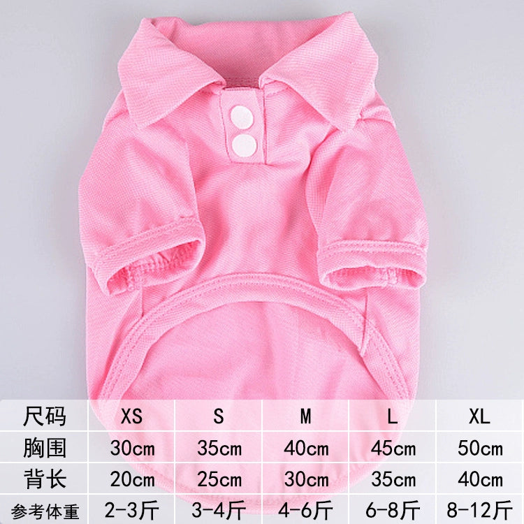 Pet Dog Cat Clothes Spring and Summer Thin Business Suit Jarre Aero Bull Puppy Teddy Small Size Dogs Wedding Dress