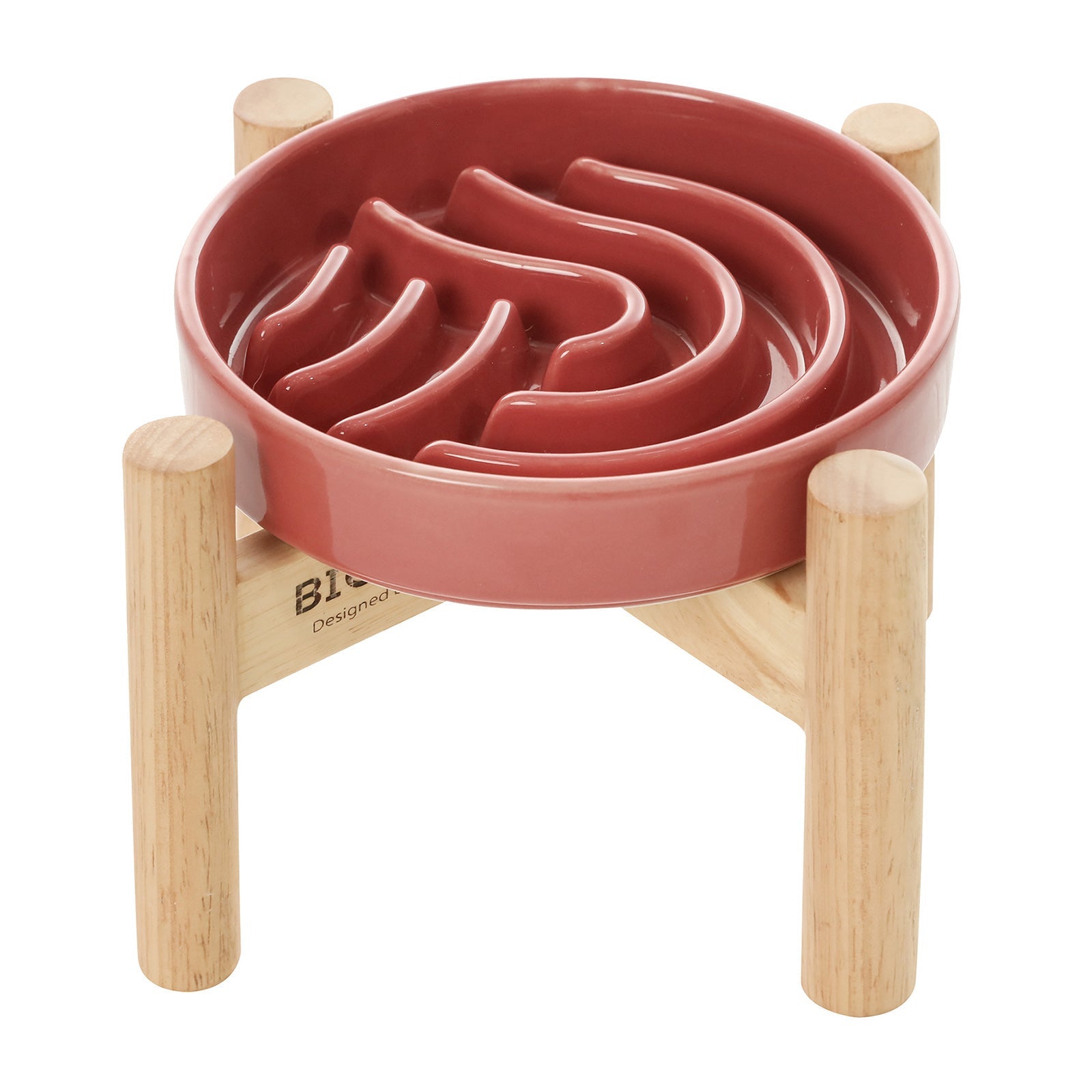 [Wave] Slow Feeder Dog Bowls - Pink / Beige / Orange - One Stop Shop 4 Pets