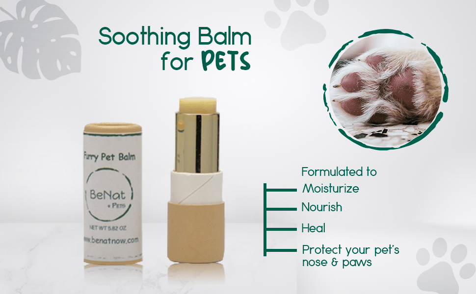 BeNat Pets. Furry Pet Balm. 0.9 oz. - One Stop Shop 4 Pets