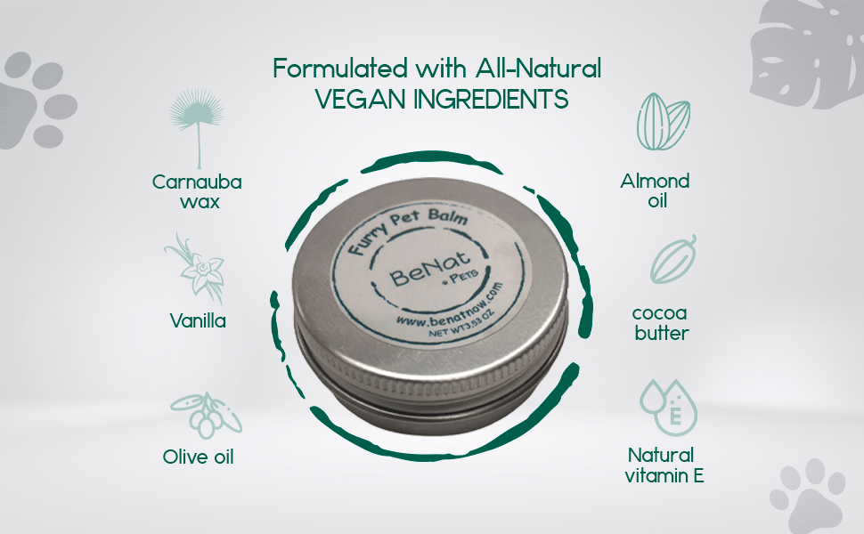 BeNat Pets. Furry Pet Balm. 0.9 oz. - One Stop Shop 4 Pets
