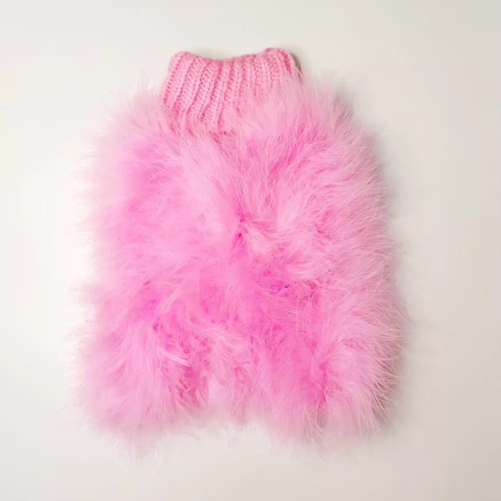 Haute Couture Feathered Luxury Pet Sweater - One Stop Shop 4 Pets