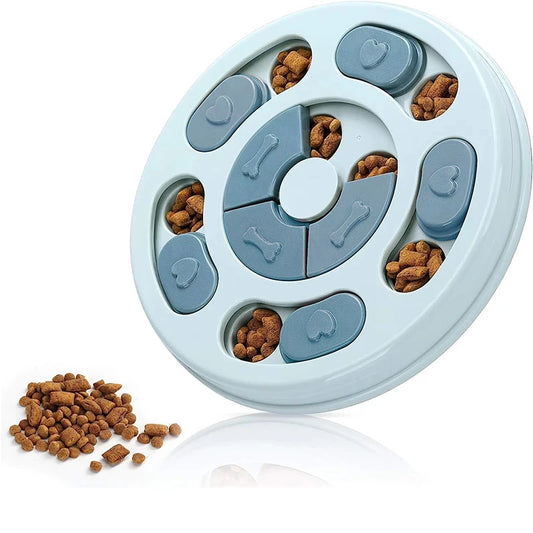 Pet Feeder Dog Educational Toys Increase Puppy Intellectual Food Dispenser Interactive Educational Feeding Toys