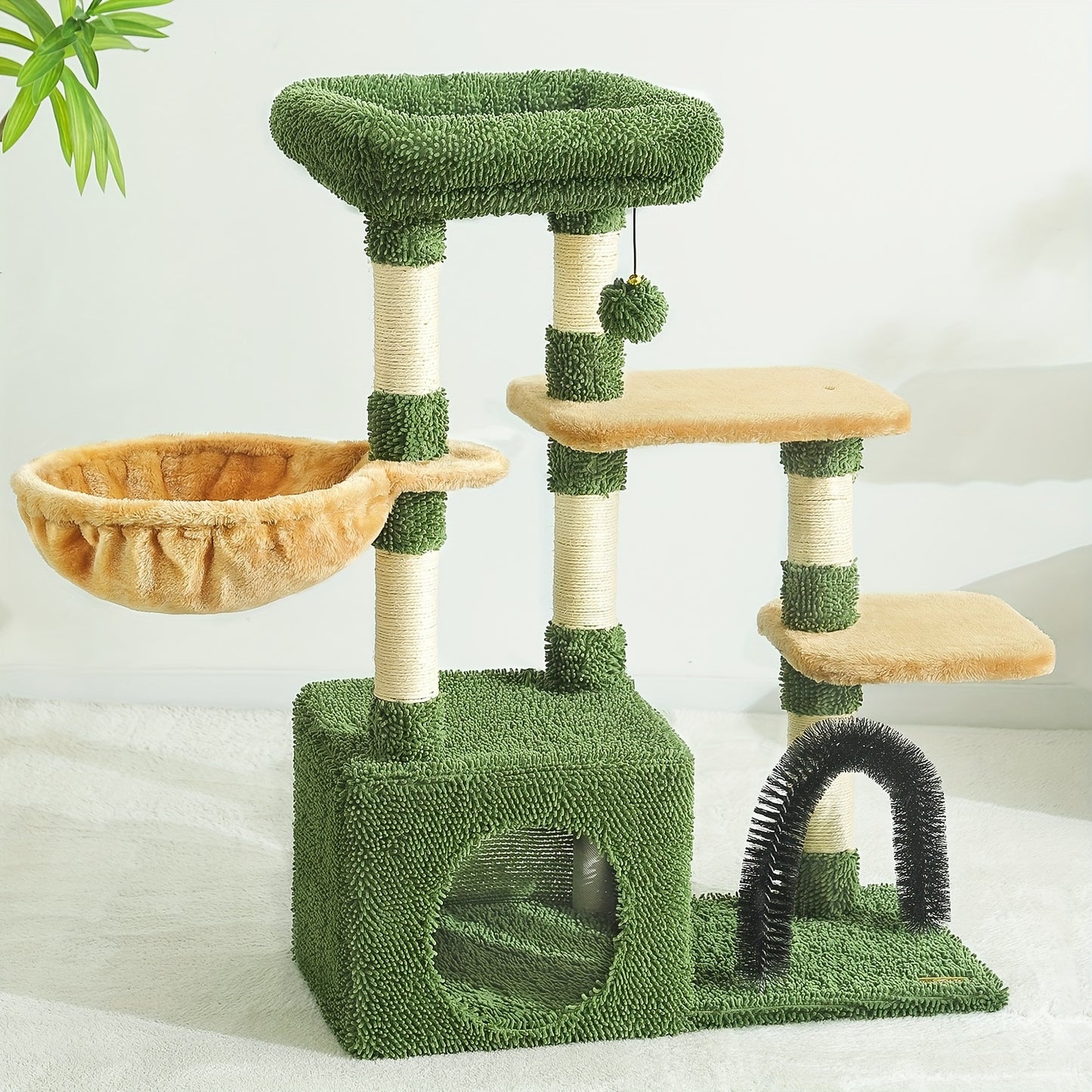 Cat Tree Tower Large Cats Condo Cozy Bed Scratching Posts Cat Toys for Cats Climbing Tall Pet Cat Products Accessories