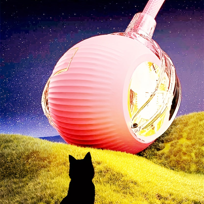 [Rechargeable Interactive Cat Toy Ball] USB Rechargeable Cat Toy Ball - Durable, Interactive Teaser for Cats & Dogs, Relieves Boredom with Smart Electric Play, Automatic Cat Toys